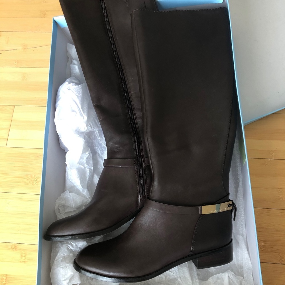 Antonio Melanie Brown Leather Boots